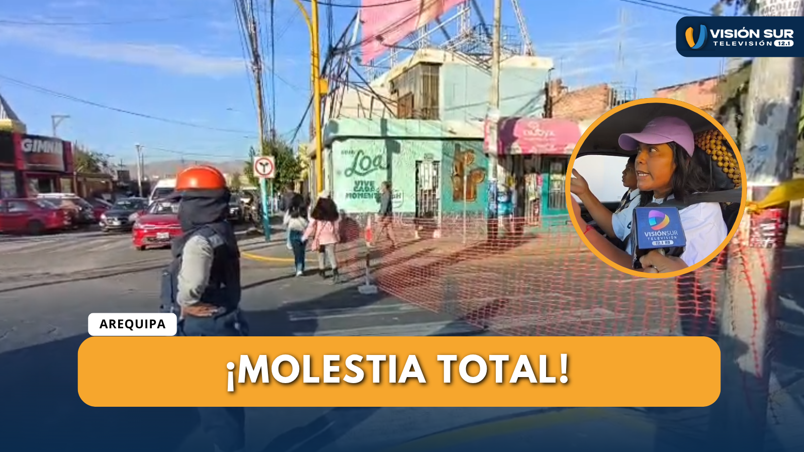 CIERRE DE LA CALLE RICARDO PALMA SIN PLANIFICACIÓN DESATA CAOS EN EL CERCADO DE AREQUIPA