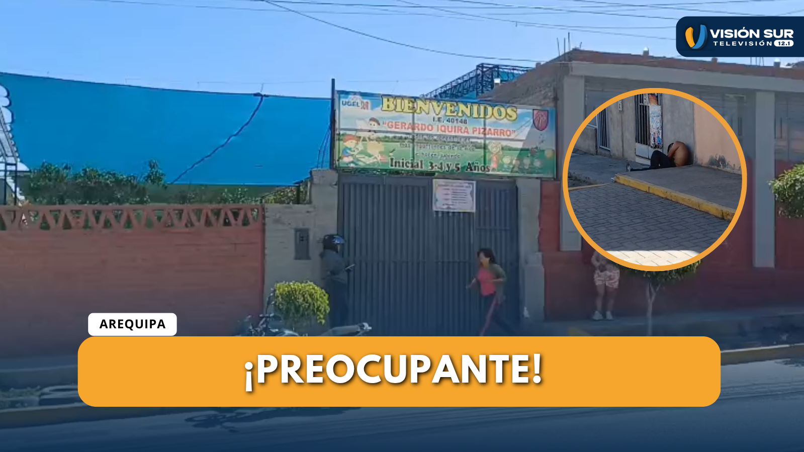 PADRES DE FAMILIA  DENUNCIAN CONSUMO DE LICOR Y DESORDEN CERCA DEL COLEGIO GERARDO IQUIRA PIZARRO EN MIRAFLORES