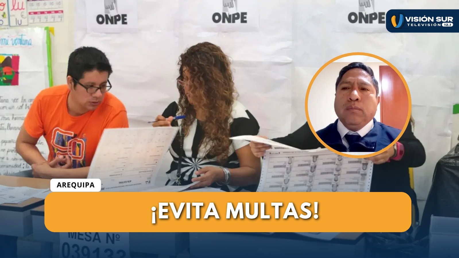 ODPE: MIEMBROS DE MESA TIENEN PLAZO HASTA EL 22 DE MAYO PARA PRESENTAR EXCUSAS RUMBO A LA SEGUNDA VUELTA ELECTORAL 