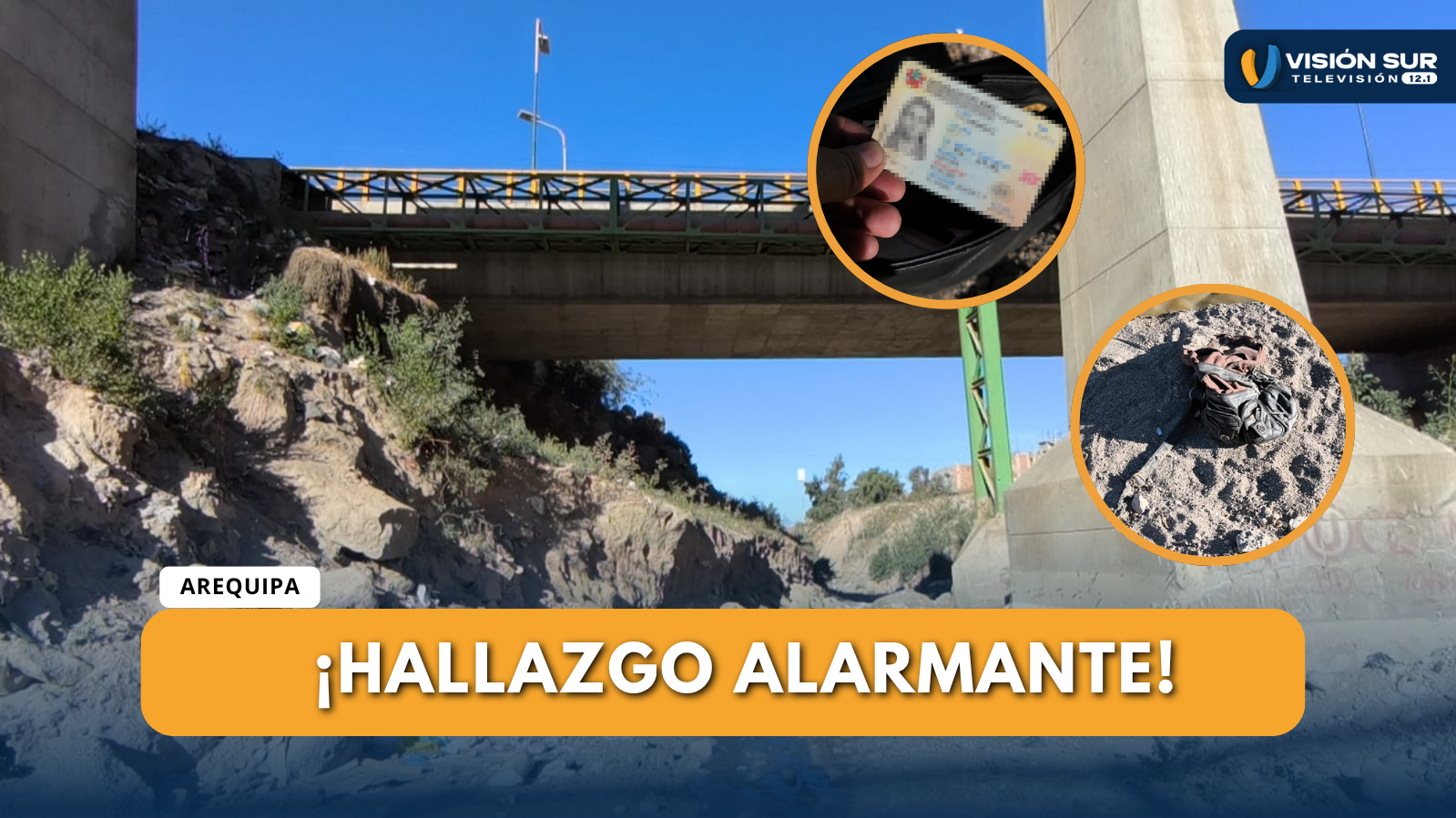 DELINCUENTES USARÍAN PARTE BAJA DEL PUENTE AÑASHUAYCO COMO ESCONDITE Y ABANDONAN PERTENENCIAS DE SUS VÍCTIMAS 