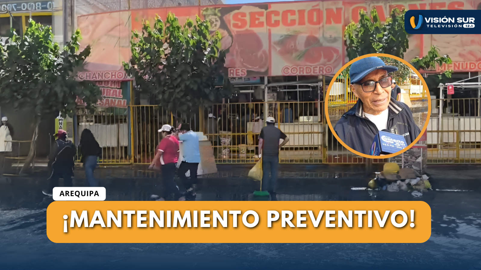 REALIZAN JORNADA DE LIMPIEZA GENERAL EN LA FERIA EL ALTIPLANO EN  EL DISTRITO DE MIRAFLORES