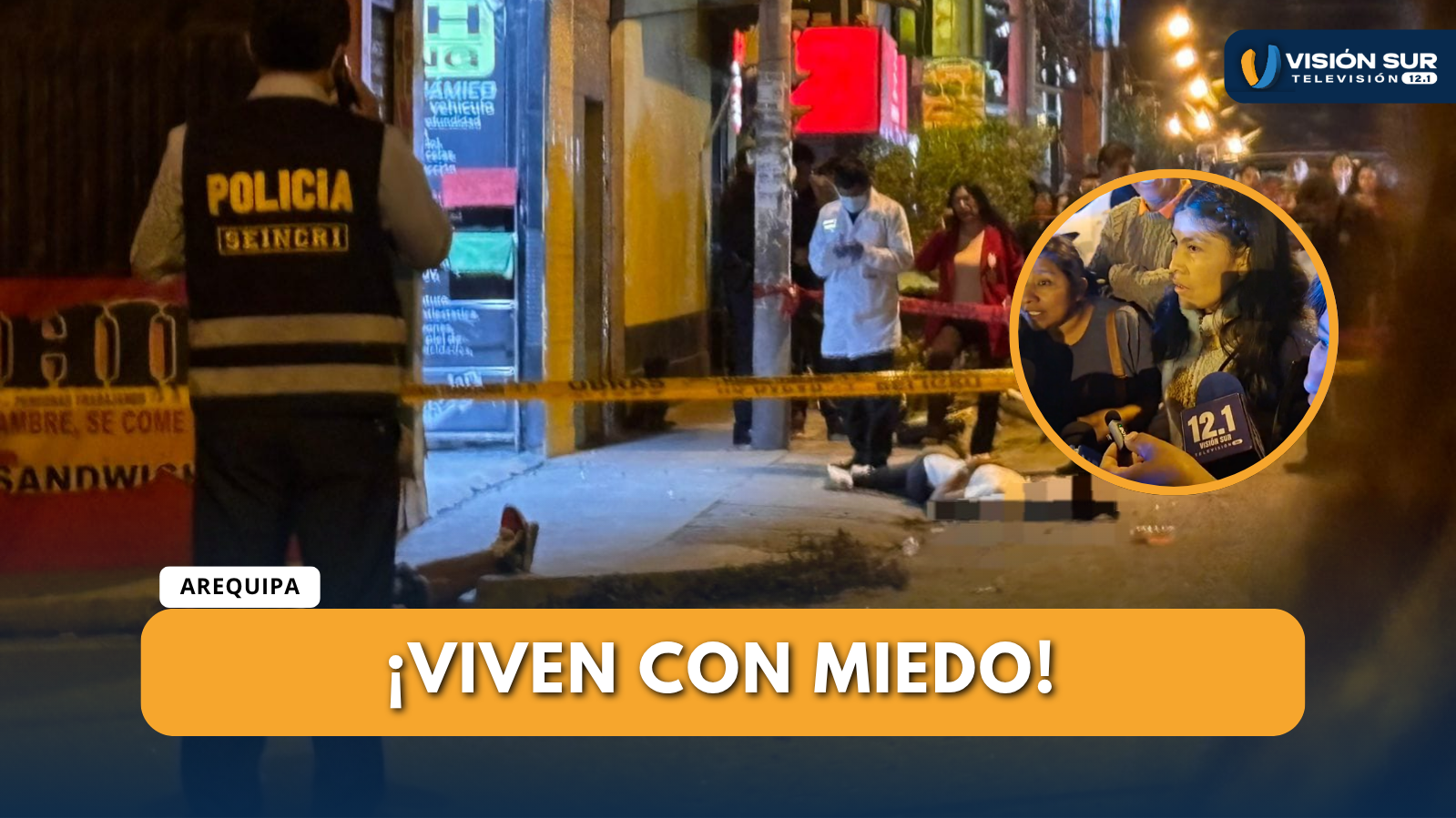 VECINOS DE MIRAFLORES EXIGEN MAYOR SEGURIDAD TRAS BALACERA QUE DEJÓ DOS FALLECIDOS