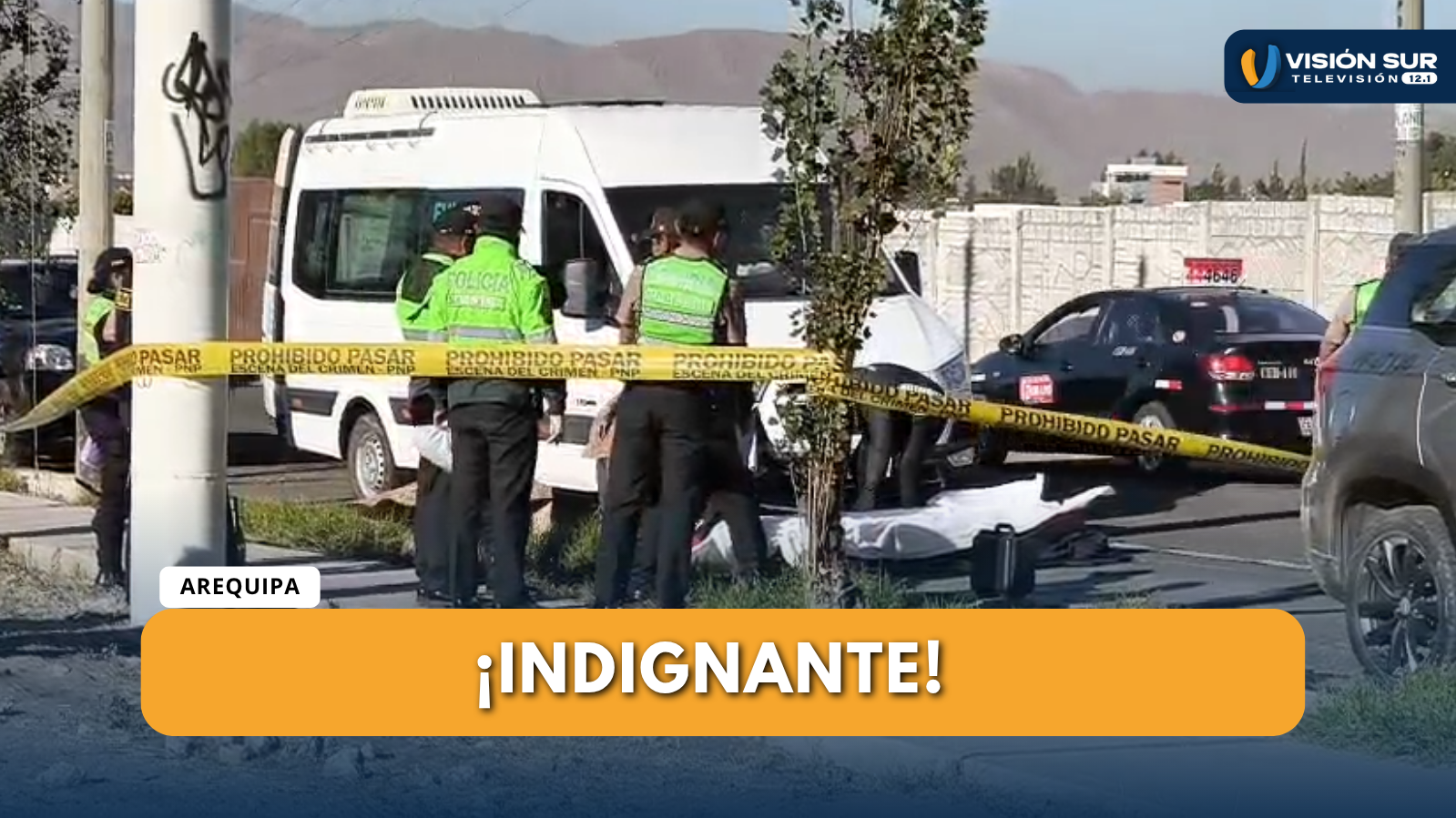TRES DÍAS DE TRAGEDIA: ATROPELLOS DEJAN VÍCTIMAS MORTALES EN AREQUIPA