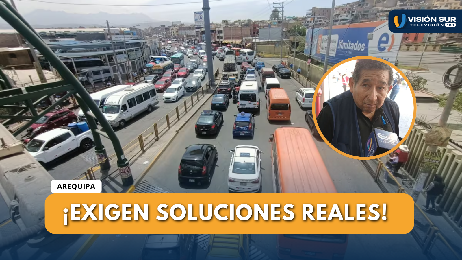 COMERCIANTES DE LA PLATAFORMA ANDRÉS AVELINO CÁCERES CUESTIONAN SEMÁFOROS INTELIGENTES POR CONGESTIONAMIENTO