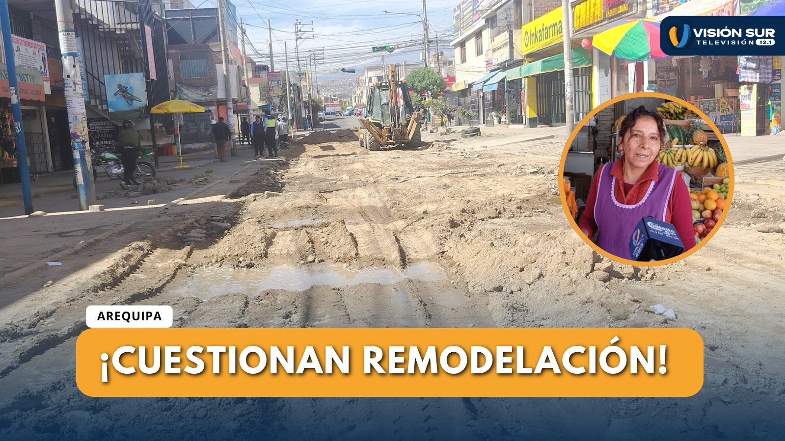 SOCABAYA: VECINOS Y COMERCIANTES CUESTIONAN REMODELACIÓN DE LA CALLE CARAVELÍ