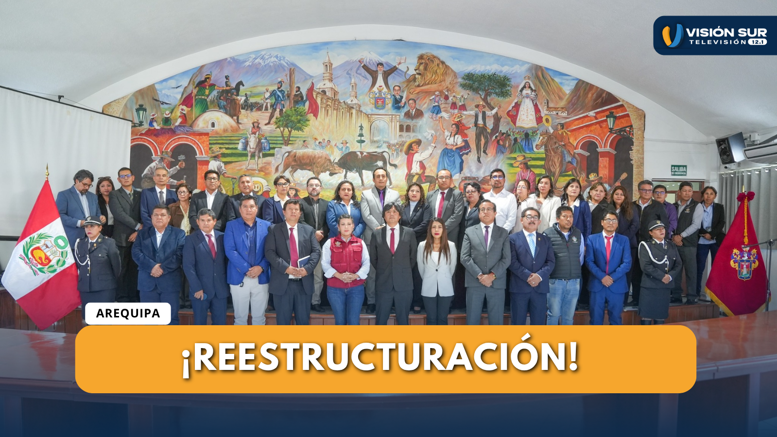 MUNICIPALIDAD PROVINCIAL DE AREQUIPA OFICIALIZA CAMBIOS Y PRESENTA A NUEVOS GERENTES Y FUNCIONARIOS