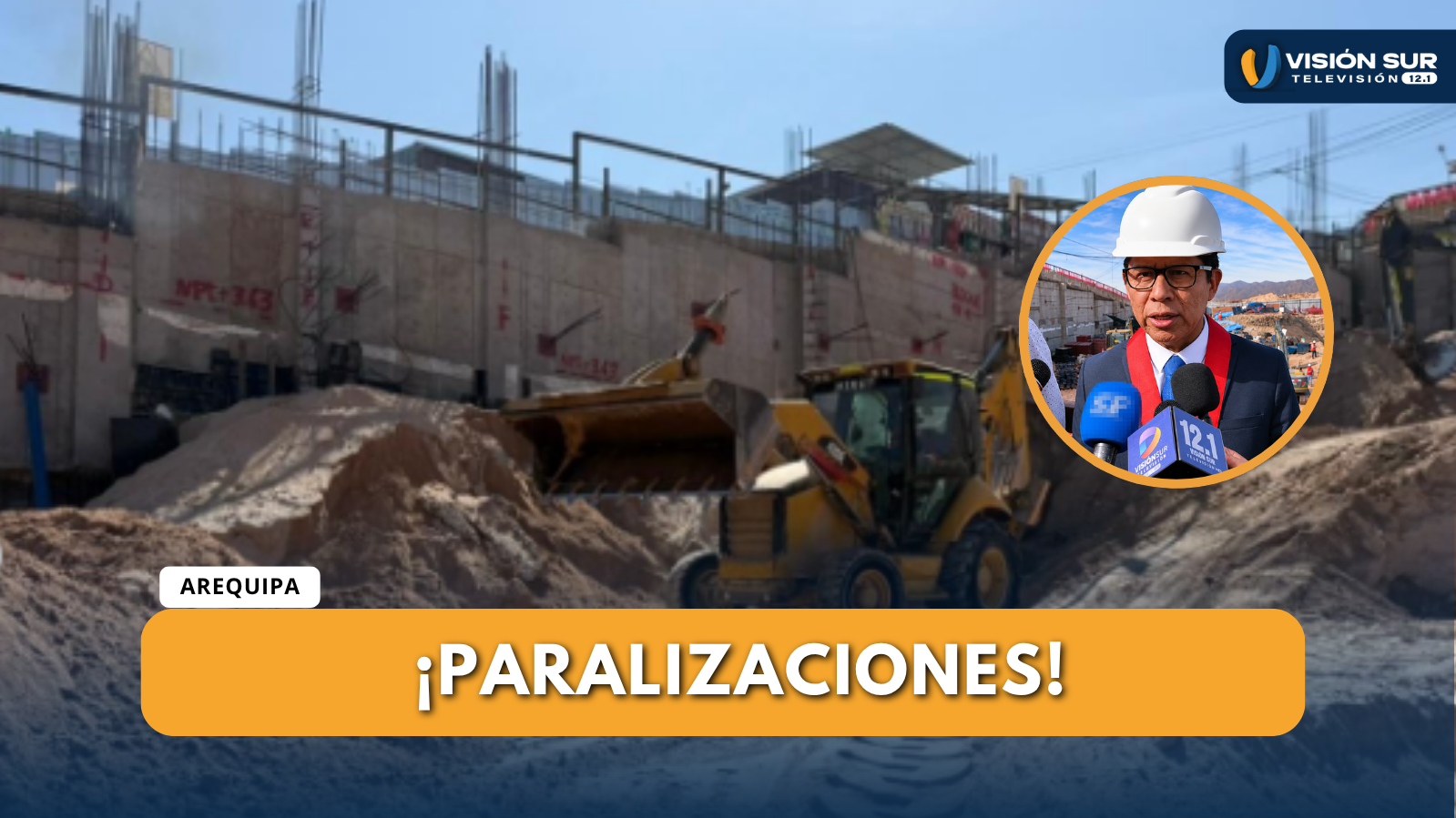 DENUNCIAN QUE PROTESTAS DE CONSTRUCCIÓN CIVIL RETRASAN OBRA DE NUEVA SEDE JUDICIAL EN CERRO COLORADO