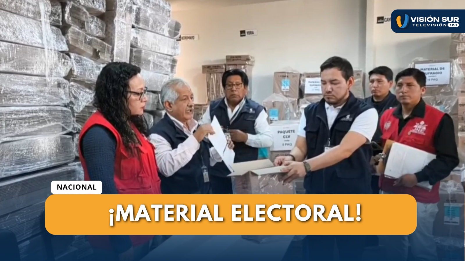 ODPE CERRO COLORADO FINALIZA REVISIÓN DE MATERIAL ELECTORAL PREVIO A SU DISTRIBUCIÓN EN LOCALES DE VOTACIÓN 