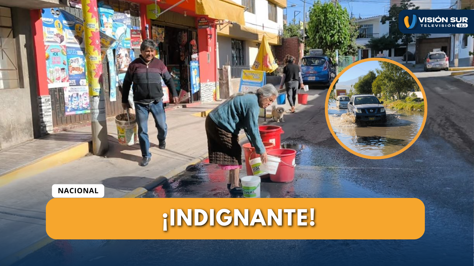 ROTURA DE TUBERÍA PROVOCA DESPERDICIO DE AGUA POTABLE POR MÁS DE 20 HORAS EN CERRO COLORADO