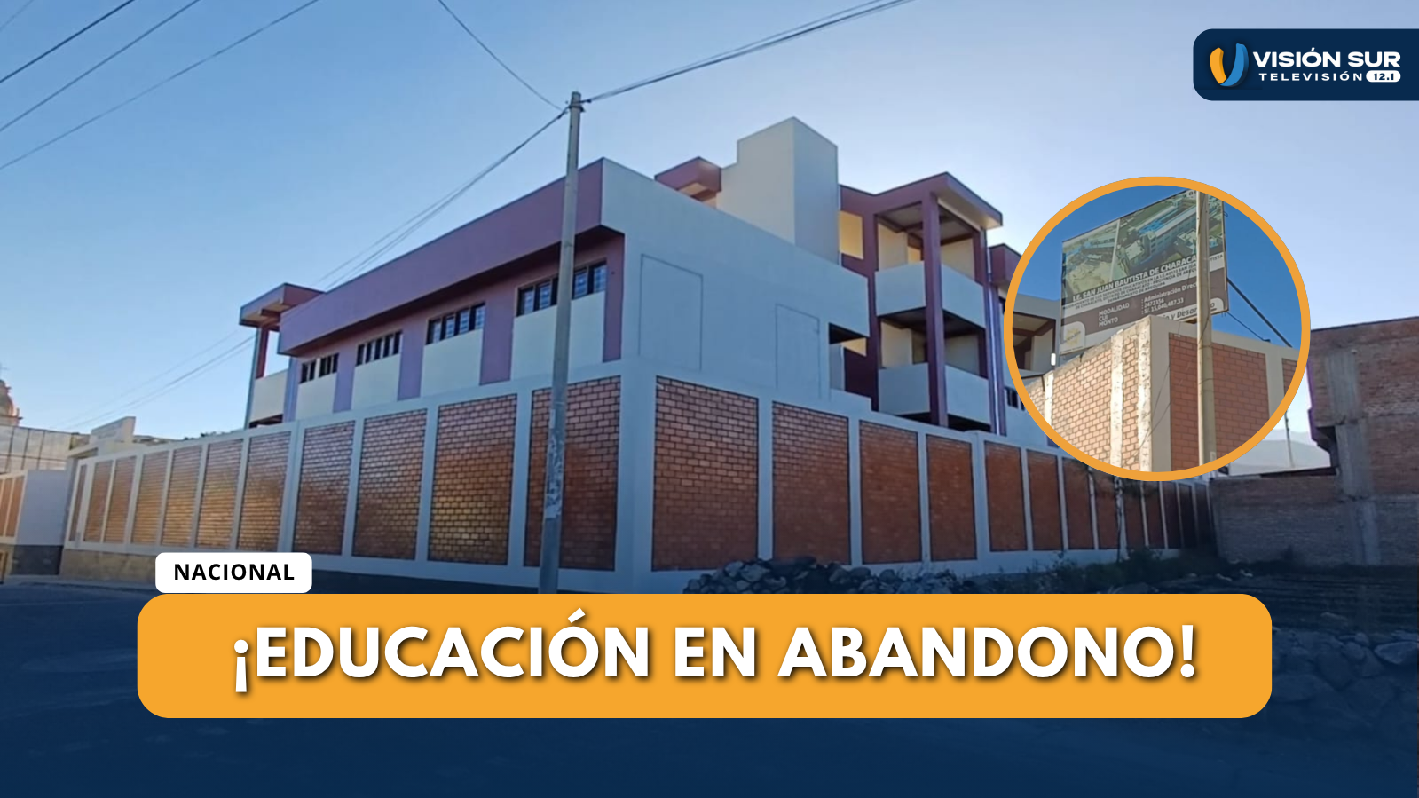 CHARACATO: PADRES EXIGEN CULMINACIÓN DE COLEGIO SAN JUAN BAUTISTA TRAS CASI TRES AÑOS DE RETRASOS