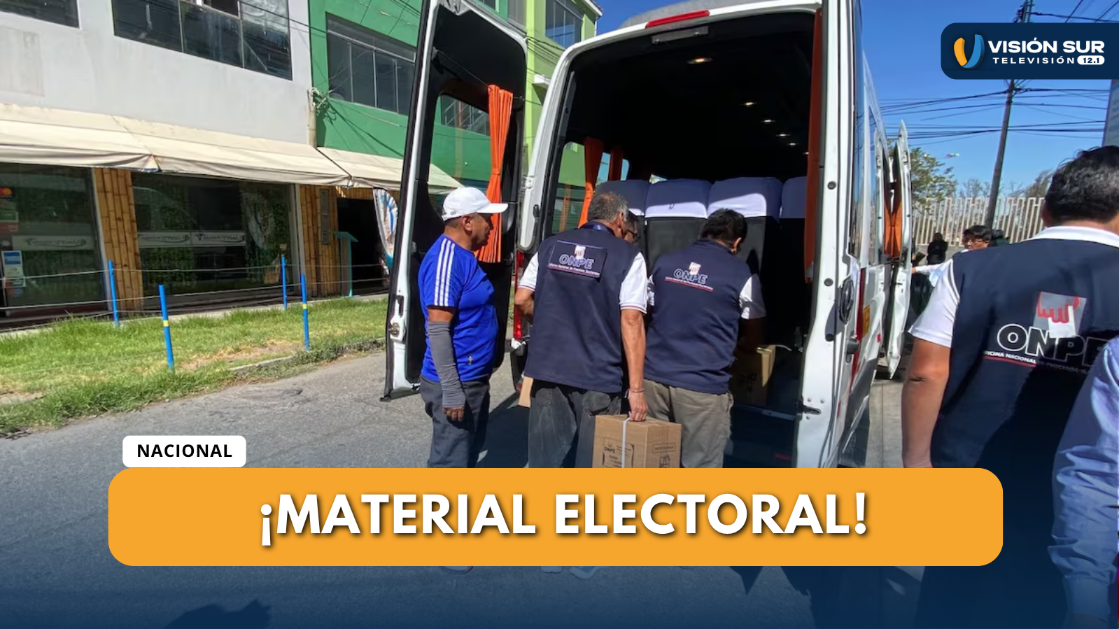 ODPE AREQUIPA INICIA DESPLIEGUE DE MATERIAL ELECTORAL HACIA DISTRITOS DE LA PROVINCIA 