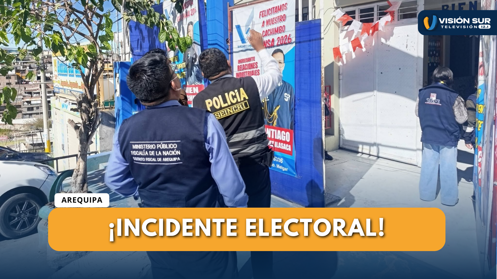 FISCALÍA DE FLAGRANCIA VIENE REALIZANDO DILIGENCIAS POR PRESUNTA SUSTRACCIÓN DE CÉDULAS DE SUFRAGIO DURANTE JORNADA ELECTORAL