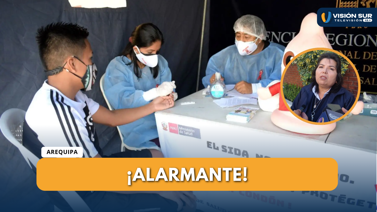 ADVIERTEN AUMENTO DE CASOS DE VIH EN PACIENTES MÁS JÓVENES DE AREQUIPA 
