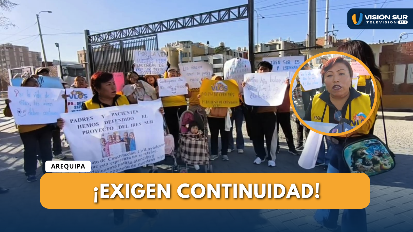 PACIENTES ONCOLÓGICOS PIDEN NO PARALIZAR OBRA DE CONTINGENCIA DEL IREN SUR