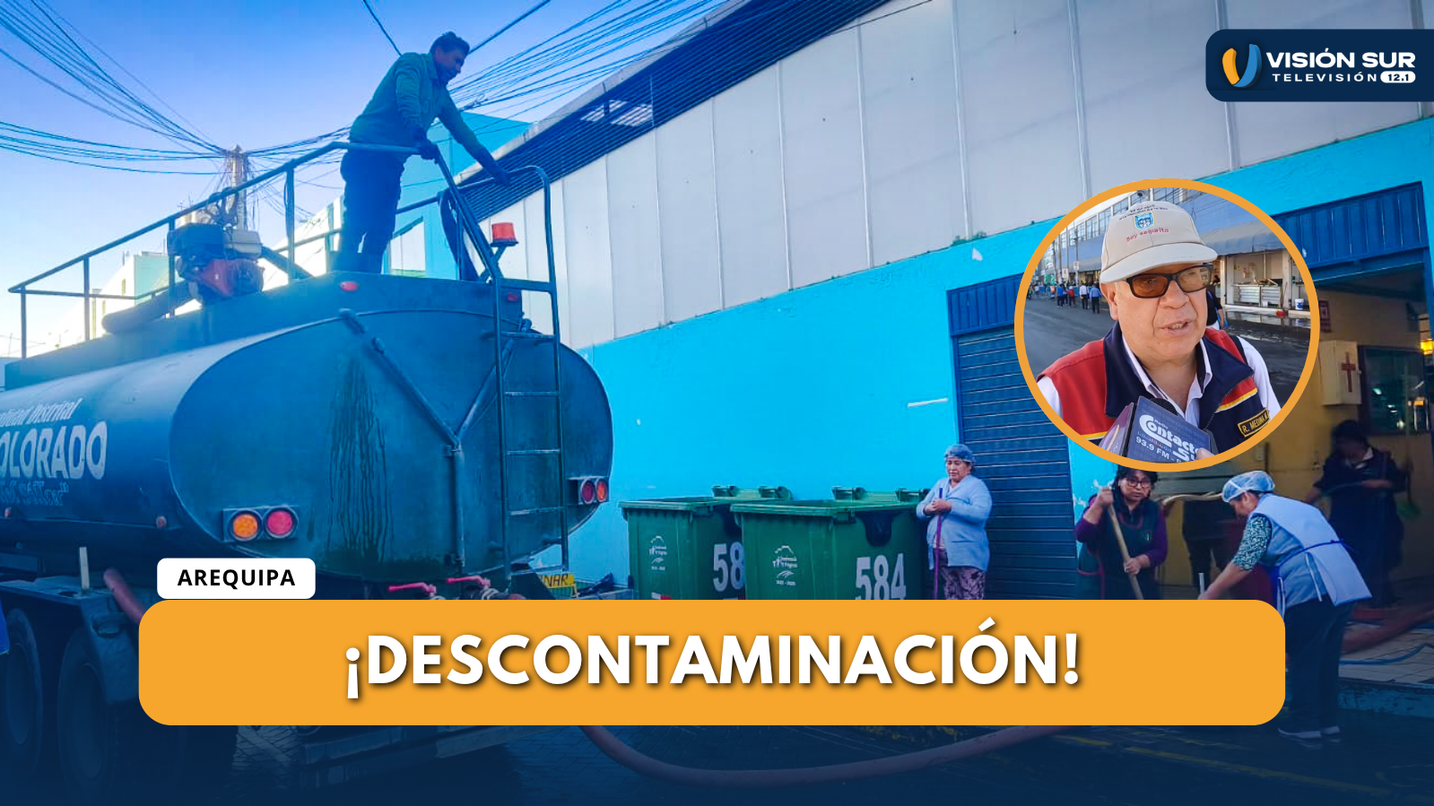JORNADAS DE LIMPIEZA Y DESINFECCIÓN SE INTENSIFICAN EN LA PLATAFORMA ANDRÉS AVELINO CÁCERES 