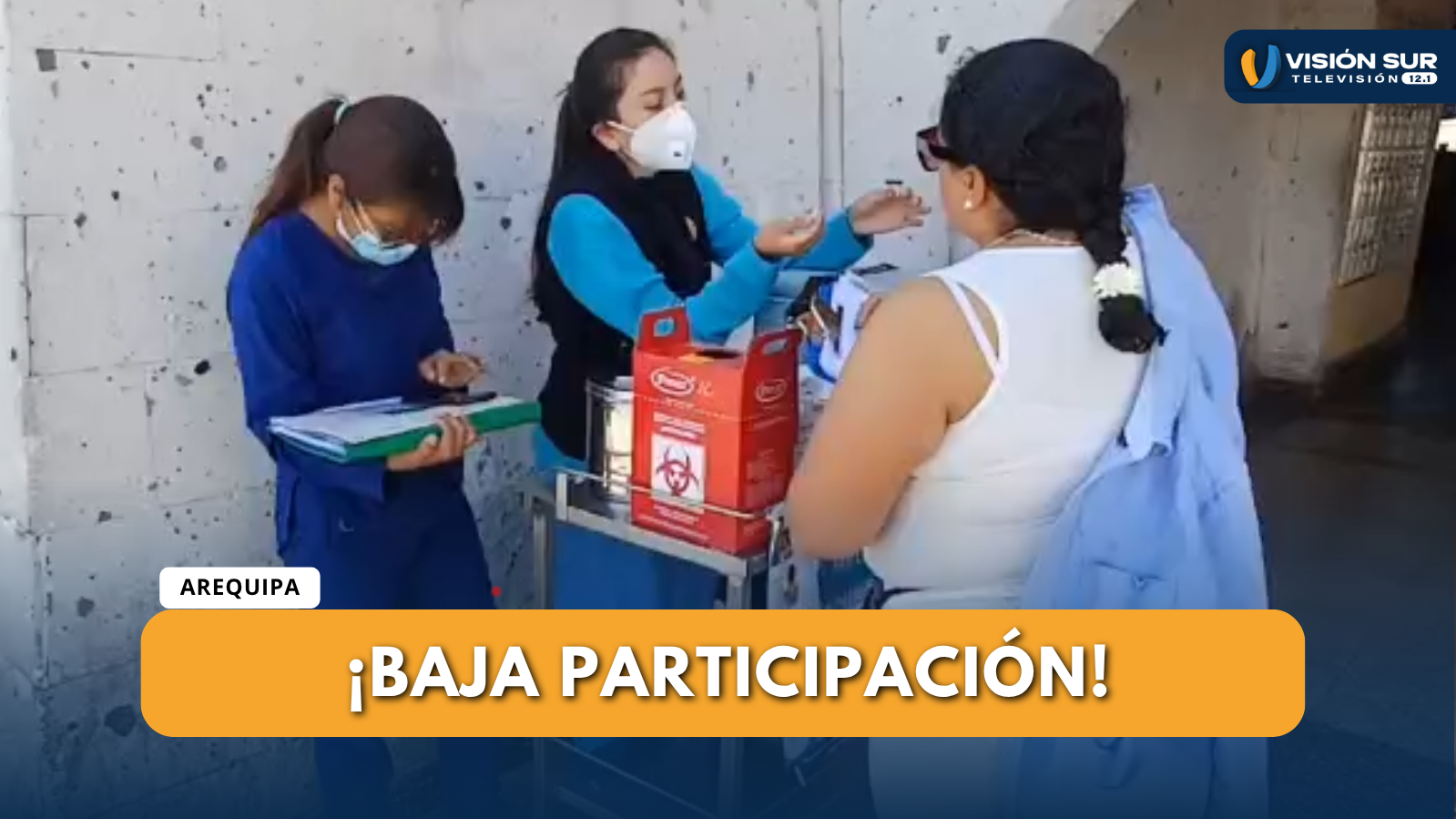 REPORTAN BAJA AFLUENCIA DE VIAJEROS A VACUNARSE CONTRA EL SARAMPIÓN EN EL TERMINAL TERRESTRE