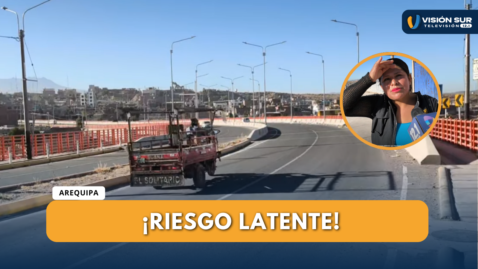 VECINOS DENUNCIAN QUE PUENTE PACCHA PERMANECE SIN ILUMINACIÓN A MÁS DE DOS AÑOS DE SU INAUGURACIÓN