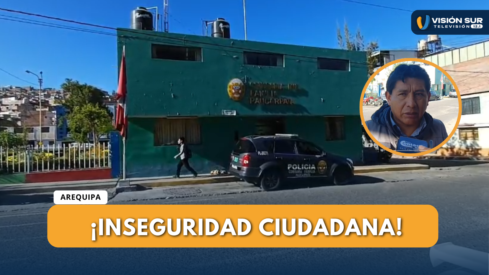 VECINOS DE PAUCARPATA EXIGEN CAMBIO DE COMISARÍA TRAS SICARIATO