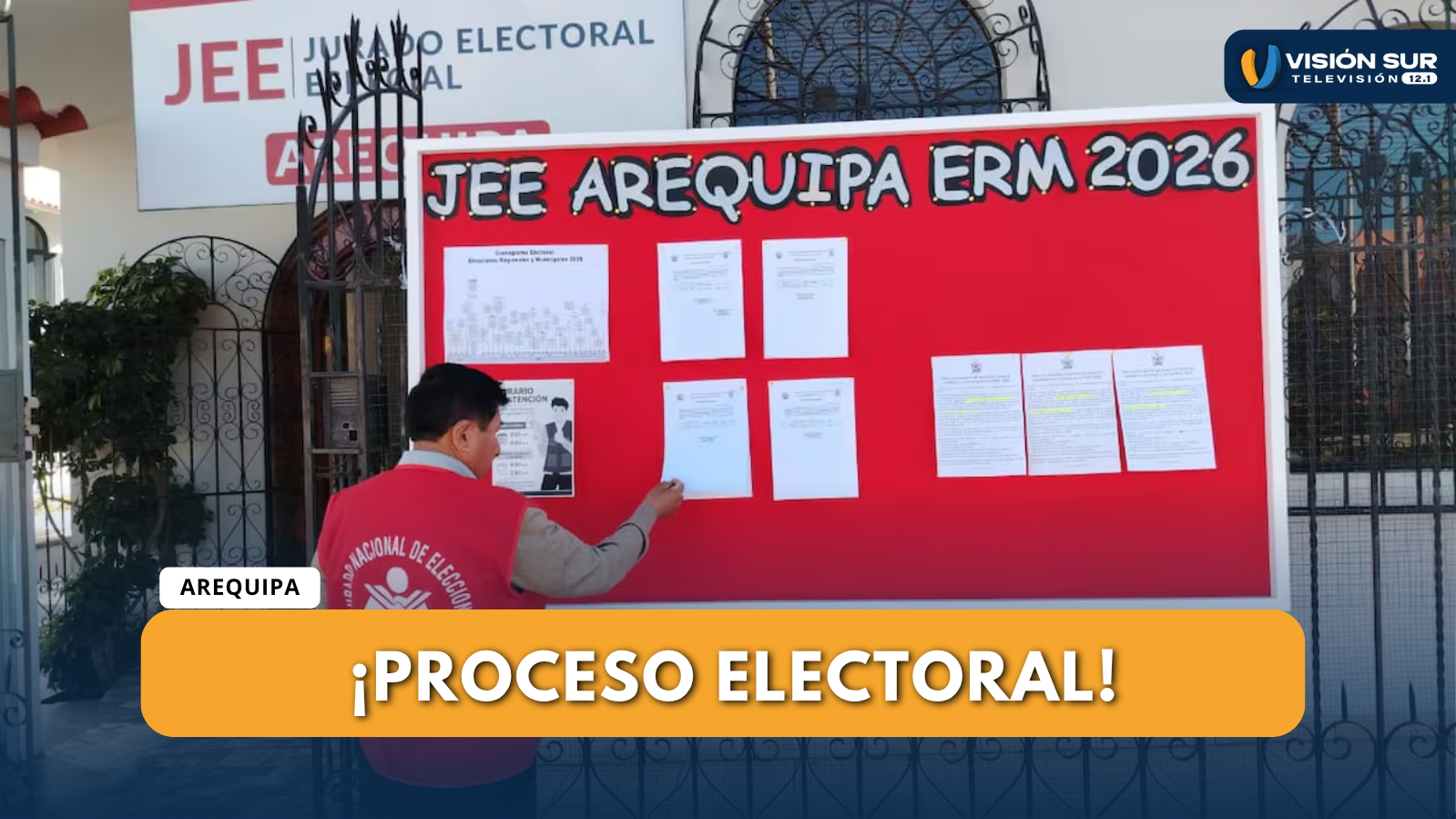 ELECCIONES REGIONALES Y MUNICIPALES 2026: PRESENTAN 18 APELACIONES POR LISTAS DECLARADAS IMPROCEDENTES EN AREQUIPA