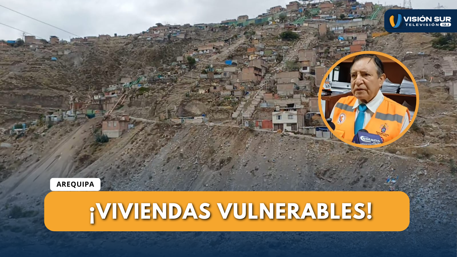 MÁS DE 15 VIVIENDAS EN RIESGO POR OCUPACIÓN DE TORRENTERAS EN MARIANO MELGAR